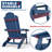 Outdoor Folding Adirondack Chair With Cup Holder Easy to Assemble and Comfortable Adirondack Chairs All Weather Composite Plastic Chair for Outside Fire Pit Patio Lawn Garden Backyard Use-66947169