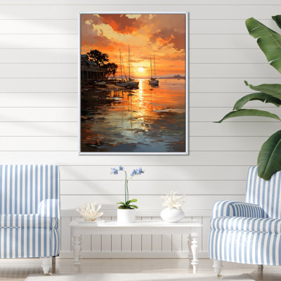 Swinyer Pier and Dock Pier III, reproduction d'art sur toile
