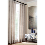 Stone Washed Linen Curtain Panel
