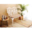 Mobilier d'extérieur en fonte d'aluminium avec banc floral-1335097685