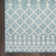 Ridlon Geometric Machine Woven Polyester/Polypropylene Indoor/Outdoor Area Rug in Aqua/Blue