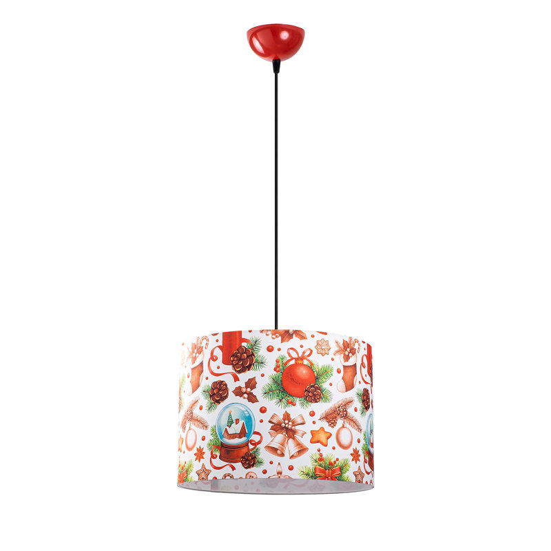 Luminaire suspendu tambour 1 lumière Fayetteville