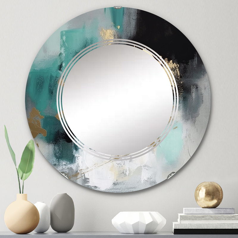 Miroir mural rond Pursel, 24 po x 24 po