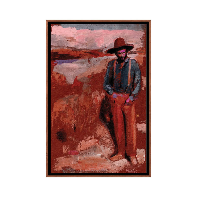 «Poor Boy», reproduction d'art sur toile encadrée, 40" x 26", Framed Canvas, Brown