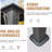 12X20FT Gazebo Aluminum, Mosquito Net For Outdoor Use With Galvanized Steel Double Roof-123218963-123218972