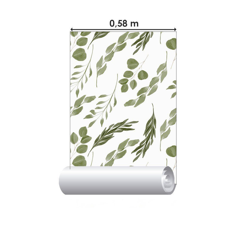 Rouleau de papier peint adhésif L 126 po x l 24 po Anacortes
