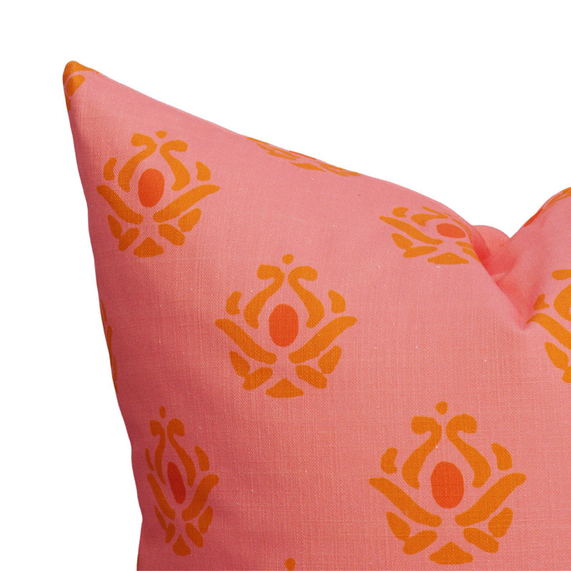 Pillow Cover, 20"H x 20"W, Peach
