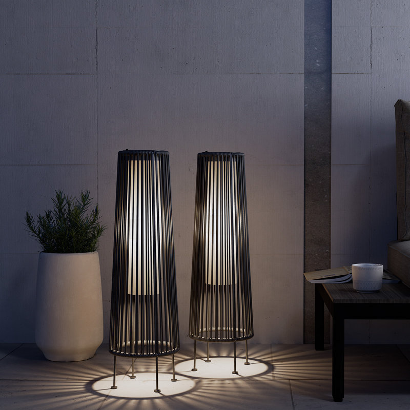 Luminaire solaire de sol GORDES, Gris