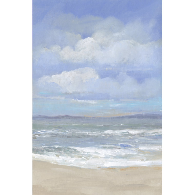 «Abaza High Tide Beach I On Canvas» par Tim Ottoole, reproduction, L 12 po x H 18 po
