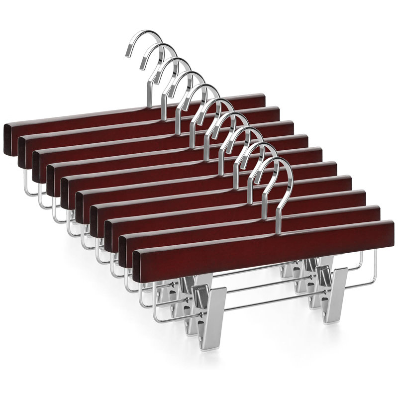 Cintres en bois, paquet de 20 (cerise)