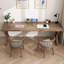 Bureau moderne et simple en bois massif-2040431012