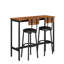 2 - Person Four Leg Dining Set-762796071-762796070