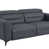 Dark Gray Genuine Leather