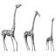 Ensemble de figurine 3 pièces giraffe family