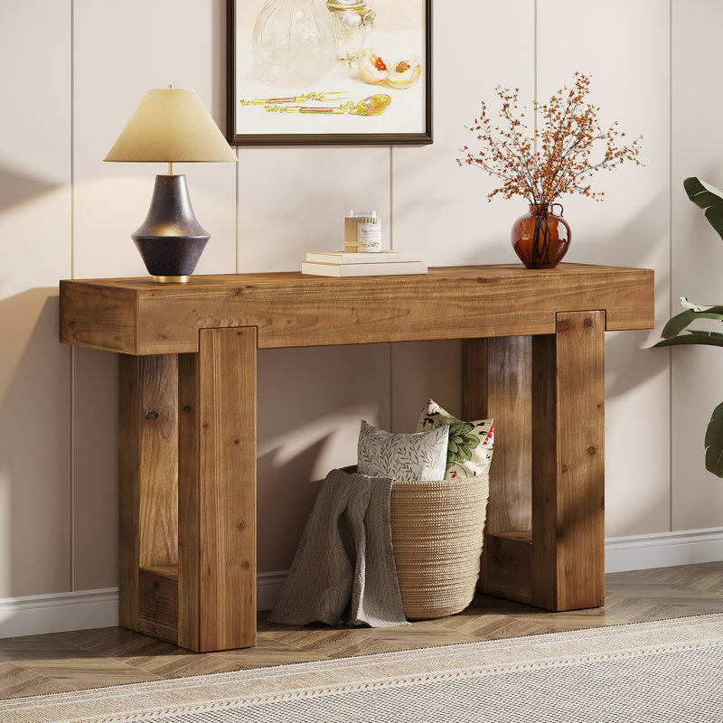 Console en bois massif