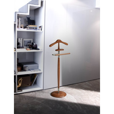 Frese Solid Wood Freestanding Valet Stand