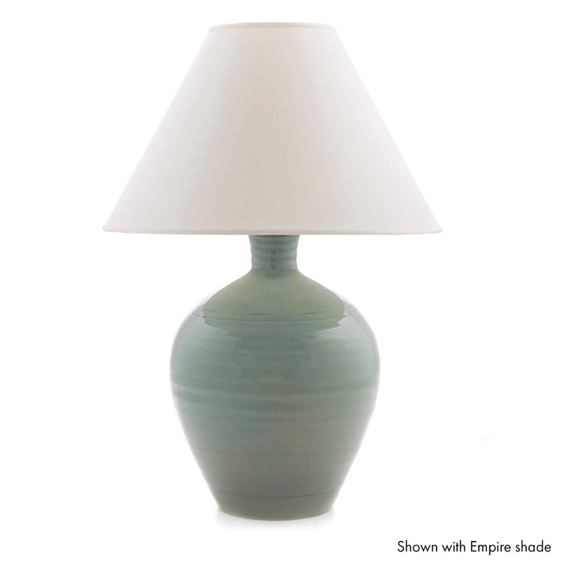 Belmont Lamp, Medium, Crackle Celadon