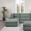 Repose-pieds contemporain en velours côtelé 1pc-1752903807