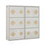 Armoire à chaussures avec 4 à 6 tiroirs, motif floral et poignée en diamant pour le vestibule-1262646676