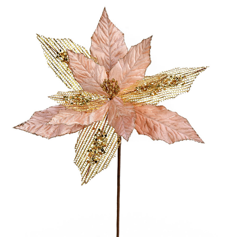 Vaporisateur de Noël 13 po, H 13 po x l 13,8 po x P 23,6 po, Or rose