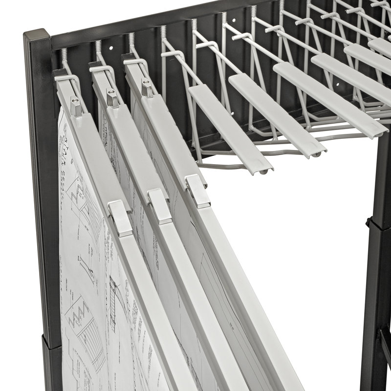 Support de rangement vertical en acier, Black