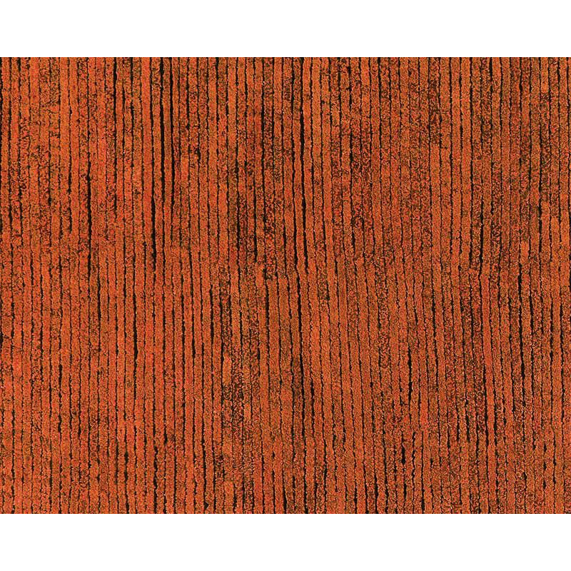 Hidden Path Striped Area Rug in Black/Orange, Rectangle 2' x 3'