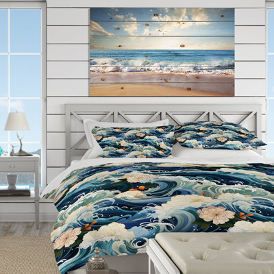Ensemble de housse de couette Pencader Ocean Of Tranquility Mediation - Polyester en microfibre
