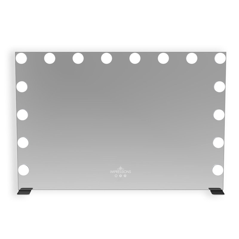 Miroir de maquillage Glamour, Noir