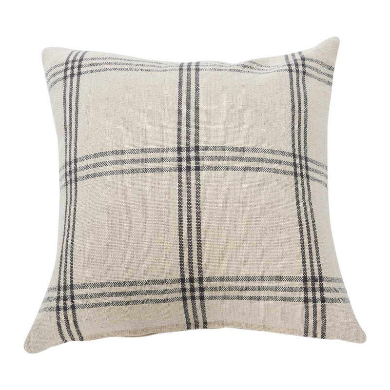 Housse de coussin carré en coton, Housse de coussin seulement - sans coussin