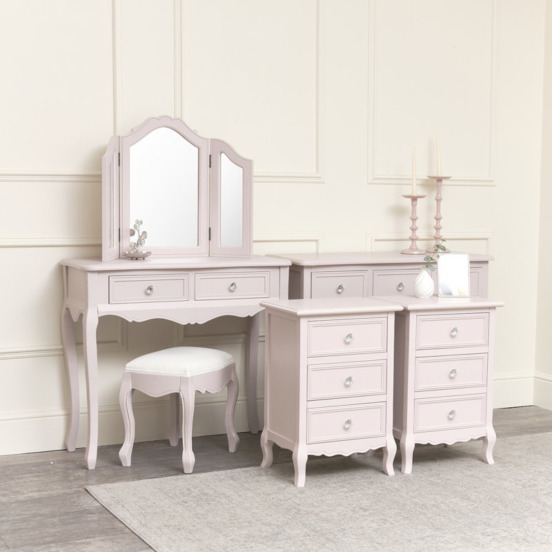 Stefon Solid Wood Piece Bedroom Set