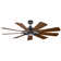  65" 9 - Blade LED Windmill Ceiling Fan with Wall Control and Light Kit Included