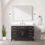 Meuble-lavabo simple en chêne noir 48 po X P 22 po D