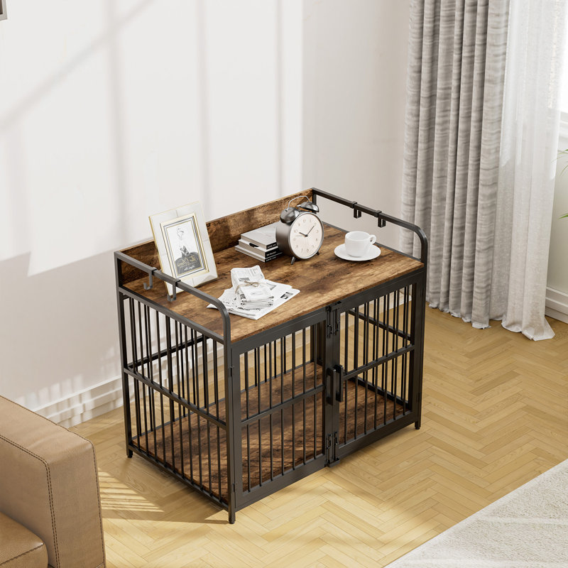 🐾Furniture-Style Dog Crate – Chew-Resistant & Waterproof, Supports Up to 300 lbs, Available in 3 Sizes, Fits Small to Extra-Large Dogs🐕