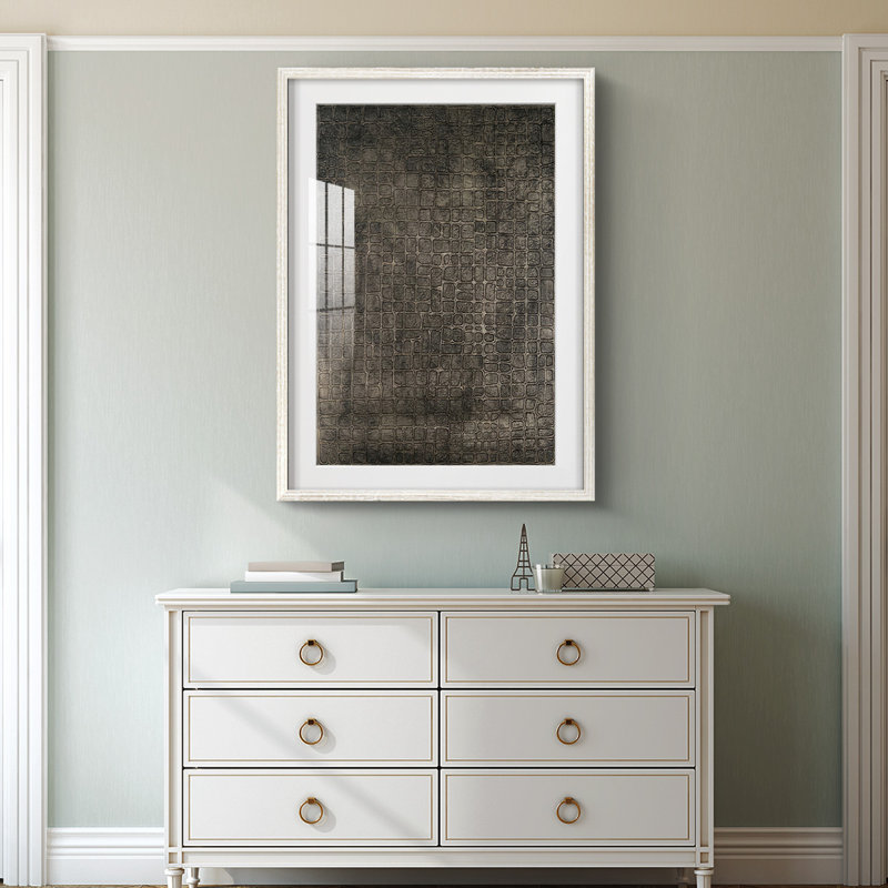 Lattice Luster III -Framed Print