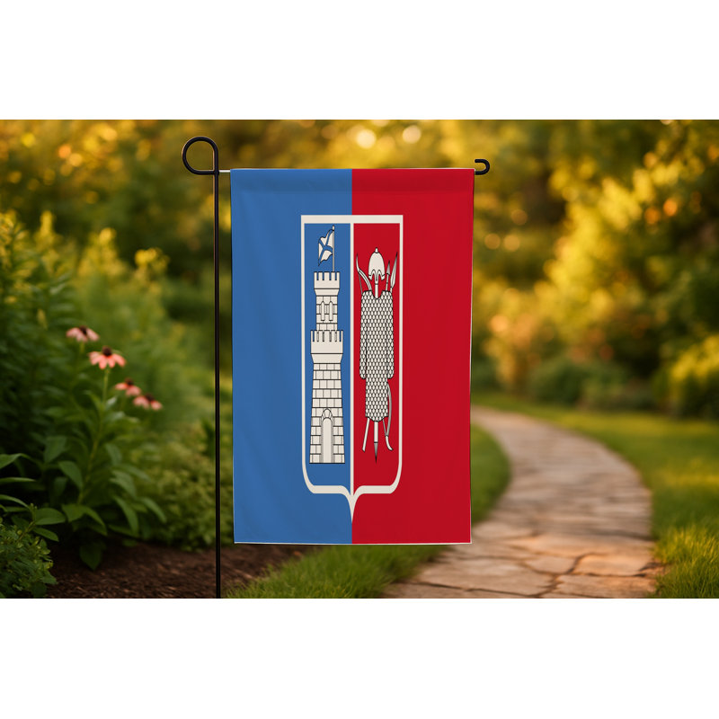 Drapeau de la ville de Rostov-sur-le-Don - drapeau extérieur, H 24 po x l 36 po