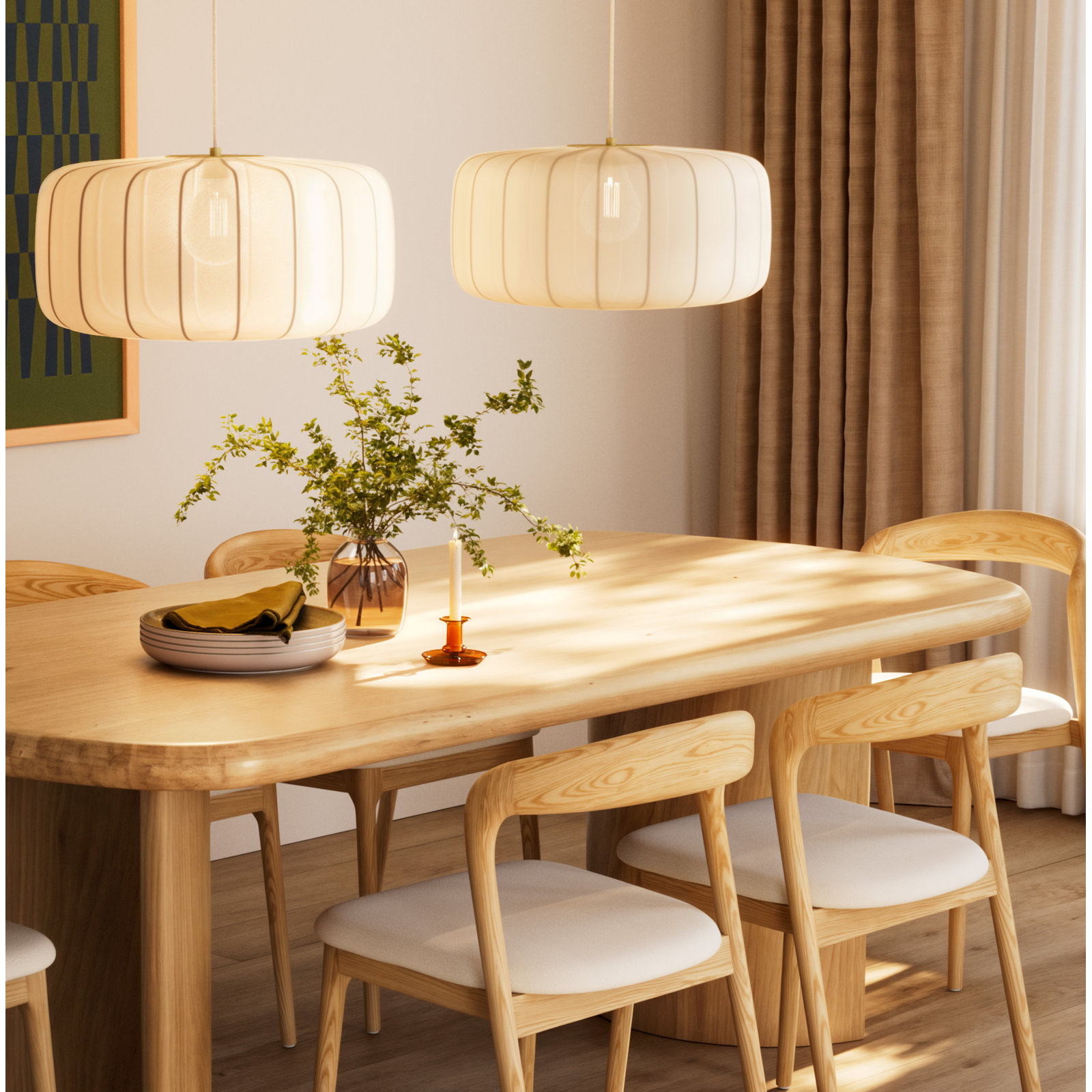 Celestia Dining Chair, Natural
