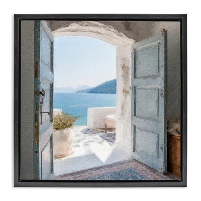"Costal Door to Ocean", art mural sur toile flottante par RileyB