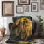 Beautiful Nightlit Night - 1 Pièce Sherpa Premium - Reproduction d'art luxueuse-97621199