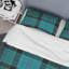 Ensemble de housse de couette en microfibre vert / noir 3 pièces