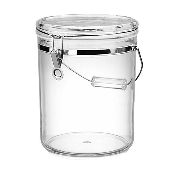 1 Gallon Clear Plastic Jars with Ribbed Liner Screw On Lids, BPA Free, PET  Plastic, Made in USA, Bulk Storage Containers 2 Pack (1 Gallon (Square))