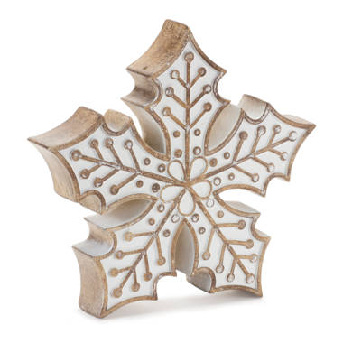 Sand & Stable Snowflake on Stand Table Décor & Reviews