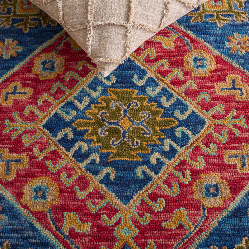 Donneta Hand Tufted Wool Oriental Rug, Runner 2'3" x 11'