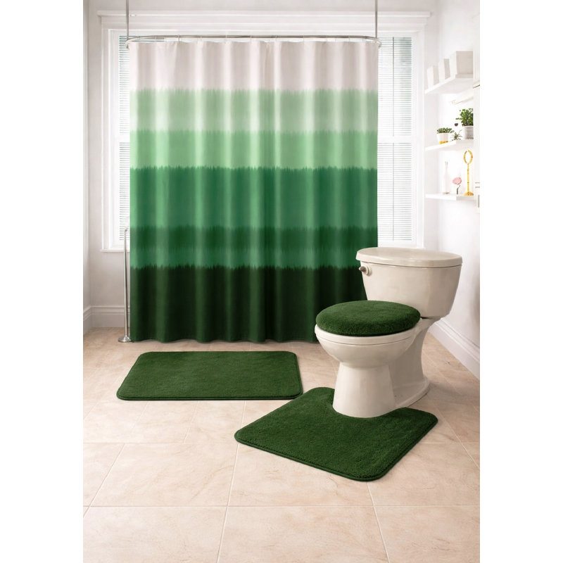 Rideau de douche, Vert