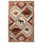 Tapis de zone rouge en laine touffeté fait main sud-ouest Pouliot-27328814