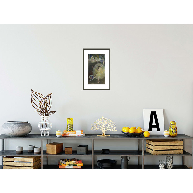 «End of an Arabesque» par Edgar Degas, impression giclée encadrée, H 21,75 po x l 14,52 po