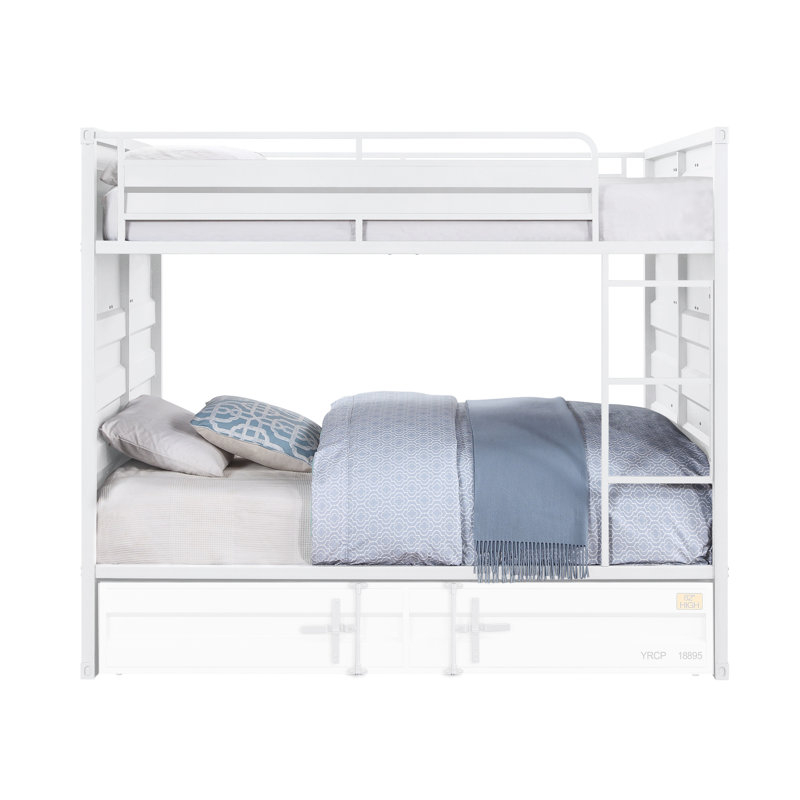 Jurida Kids Bunk Bed, Full, White
