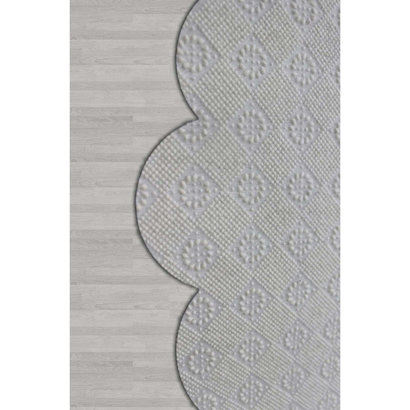Stylish Hall Carpet (2.6 x 4.9 ft), 100% Polyester, 650 g/m² | Antibacterial, Non-Slip Underside, 0.3 in Pile Height | Machine Washable, 3D Digital Printing | Perfect for Entryway, Living Room, and Bedroom Décor