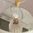 Natural Ecomix Composite Base Table Lamp with Drum Shade in Cream