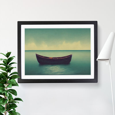 Wooden Boat - Single Picture Frame Painting