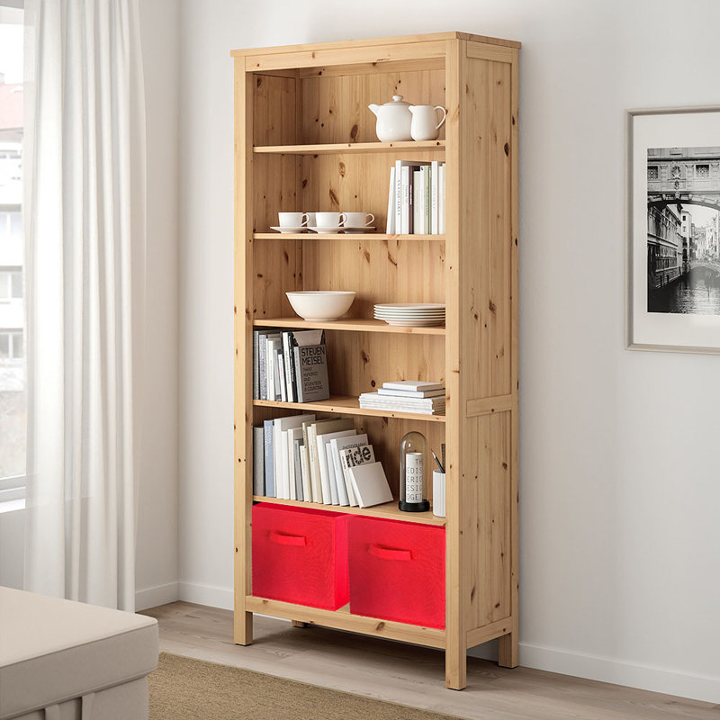 Cube de rangement en tissu pliable, Rouge